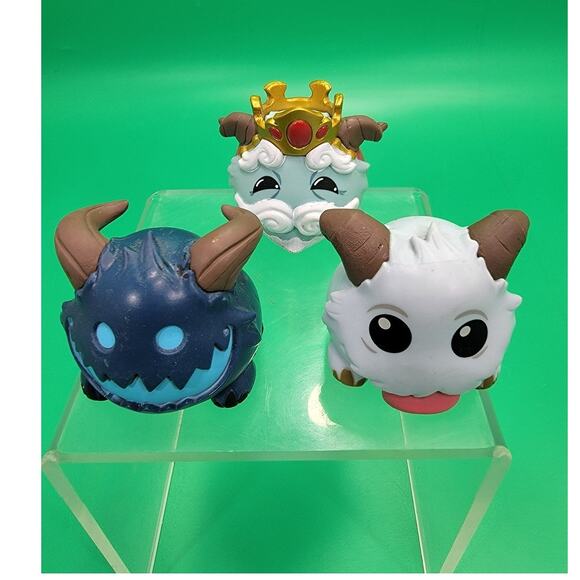 3 League Of Legends Funko Pop! PORO 1.5" Figure 2016 - Picture 1 of 8